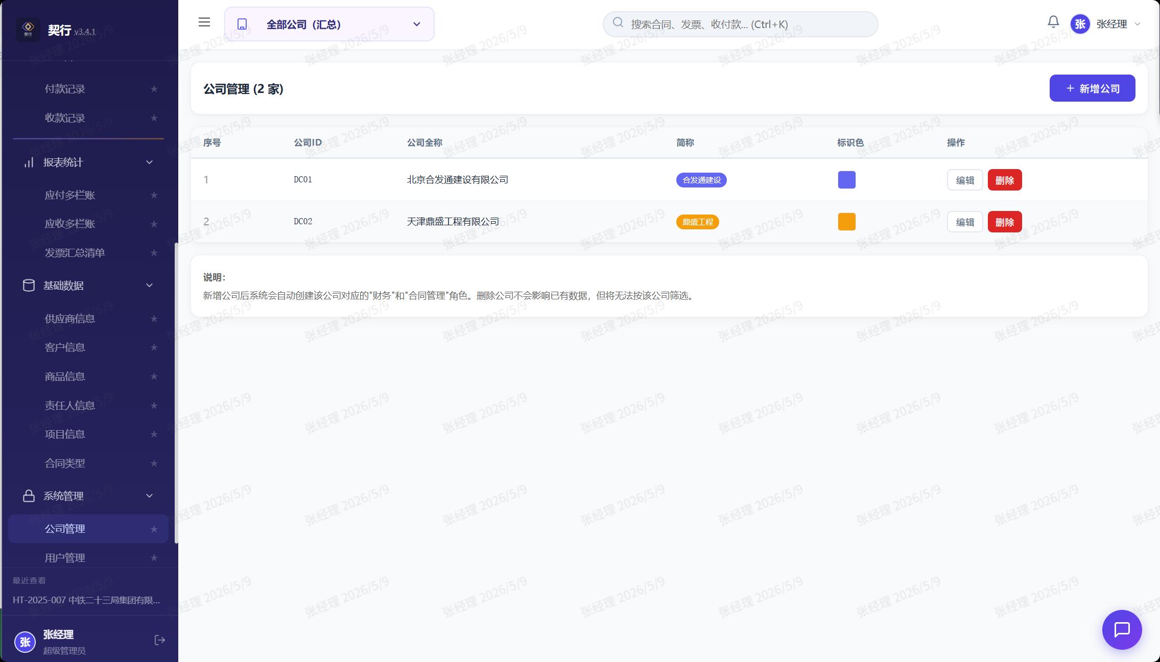 多公司管理